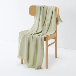 Coussins Et Plaids^Muji Couverture double gaze en coton biologique