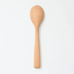 Couverts^Muji Cuillère à dessert en hêtre 16cm