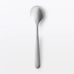 Couverts^Muji Cuillère à soupe en acier inoxydable Argent