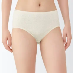 Sous‐Vêtements^Muji Culottes côtelées à taille haute pour femme