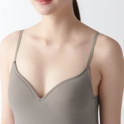 Sous‐Vêtements^Muji Débardeur avec maintien en lyocell mélangé femme.