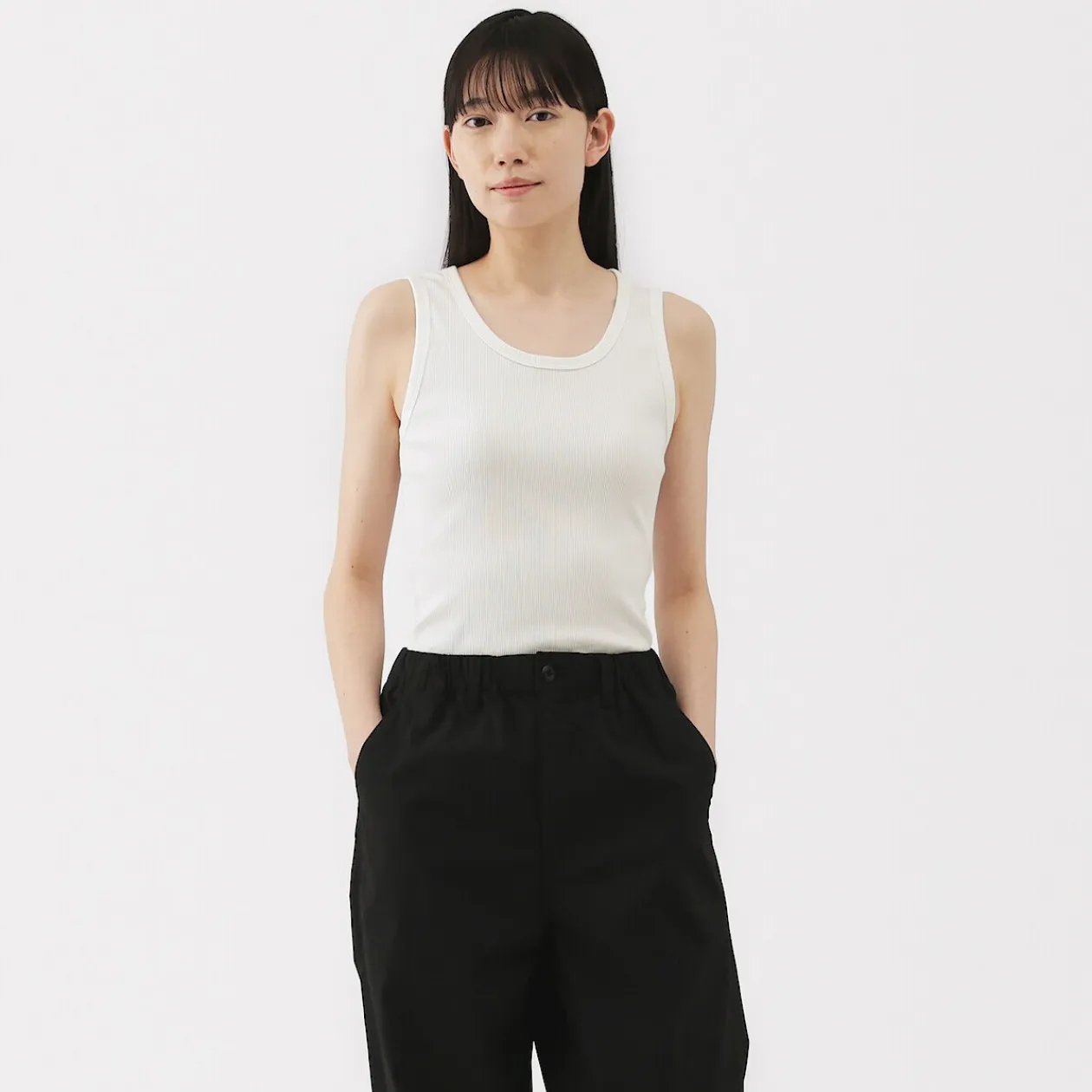 Hauts Et T‐Shirts^Muji Débardeur côtelé pour femme