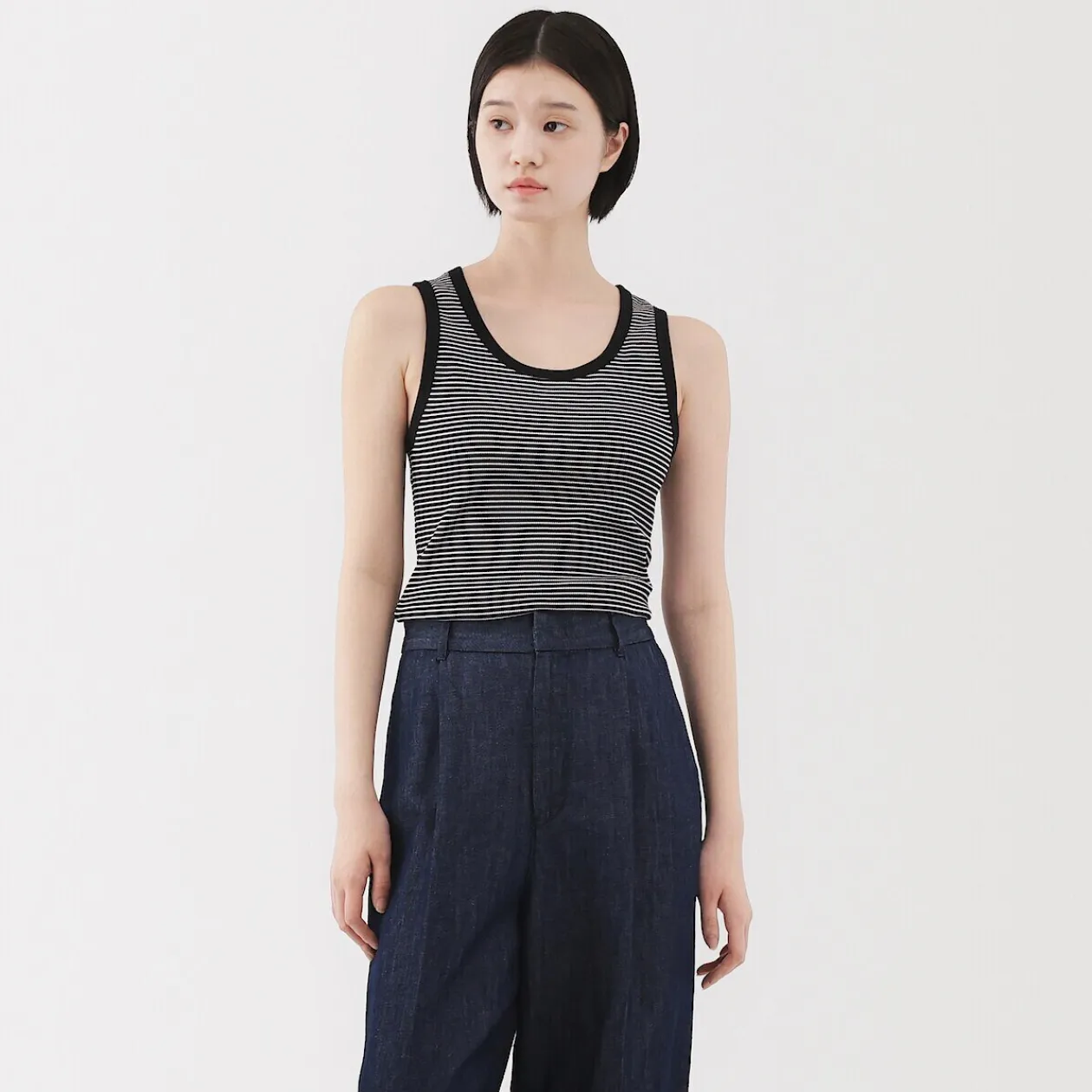 Hauts Et T‐Shirts^Muji Débardeur côtelé pour femme