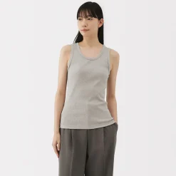 Hauts Et T‐Shirts^Muji Débardeur côtelé pour femme