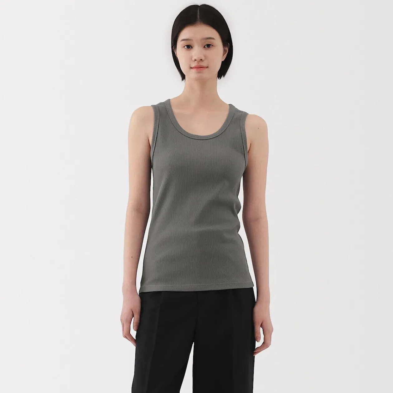 Hauts Et T‐Shirts^Muji Débardeur côtelé pour femme