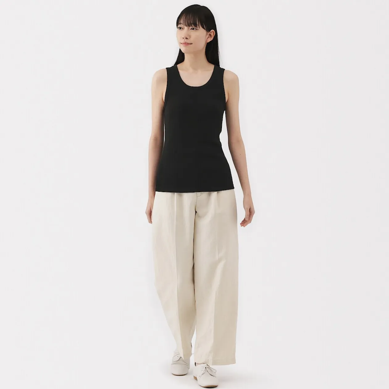 Hauts Et T‐Shirts^Muji Débardeur côtelé pour femme
