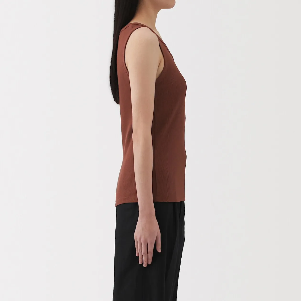 Hauts Et T‐Shirts^Muji Débardeur côtelé pour femme