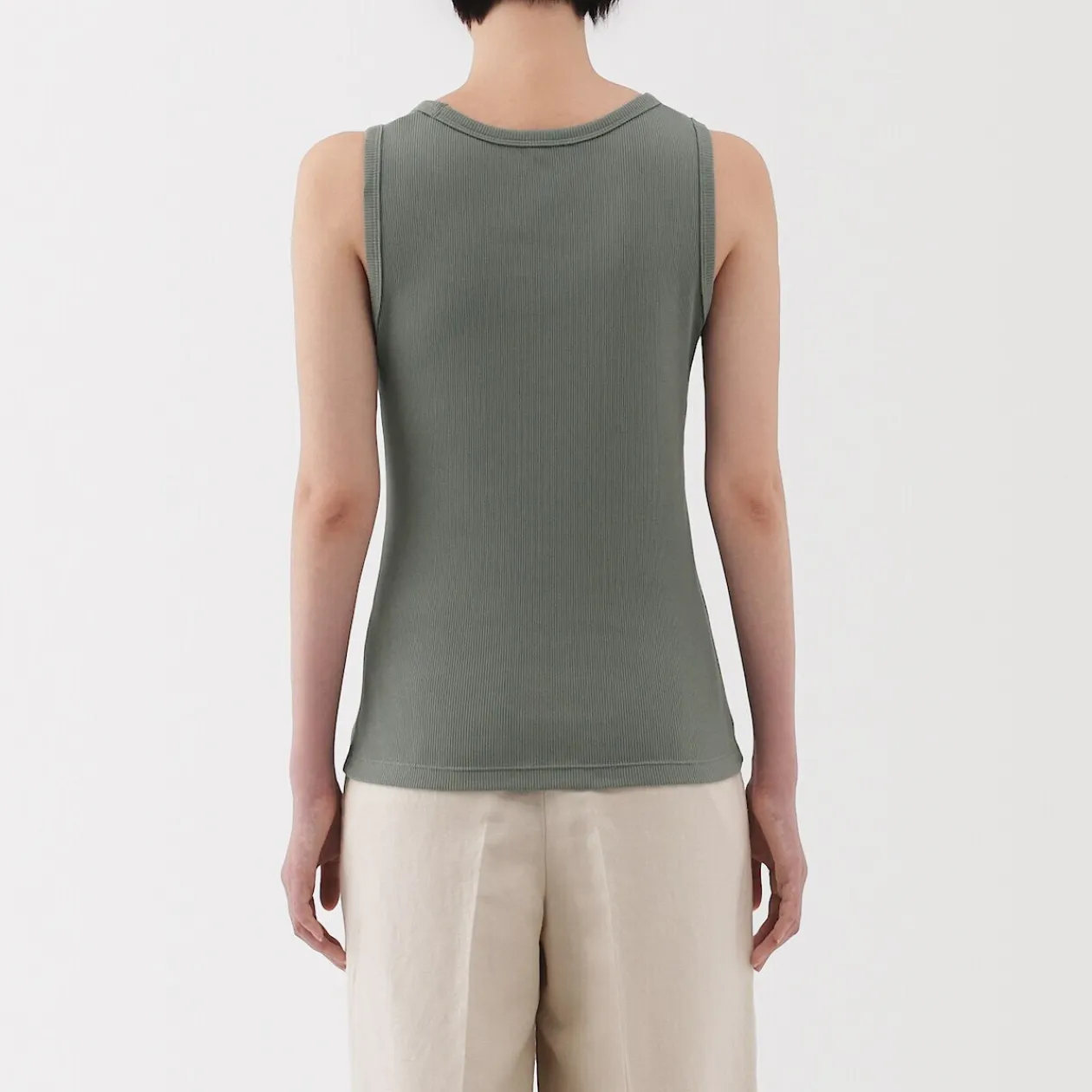 Hauts Et T‐Shirts^Muji Débardeur côtelé pour femme