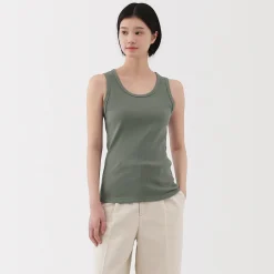 Hauts Et T‐Shirts^Muji Débardeur côtelé pour femme