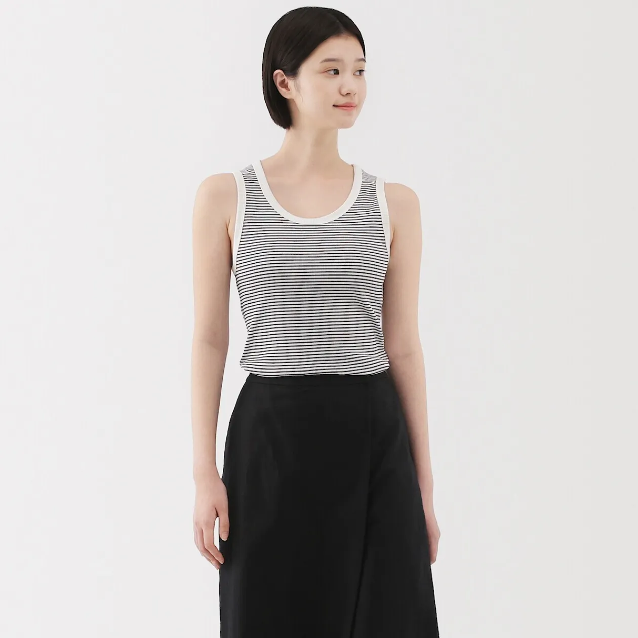 Hauts Et T‐Shirts^Muji Débardeur côtelé pour femme