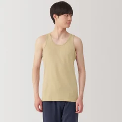 Sous‐Vêtements^Muji Débardeur en coton respirant pour homme