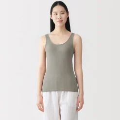Hauts Et T‐Shirts|Sous‐Vêtements^Muji Débardeur léger en coton évacuation de l’humidité pour femme