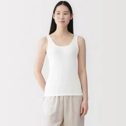 Hauts Et T‐Shirts|Sous‐Vêtements^Muji Débardeur léger en coton évacuation de l’humidité pour femme