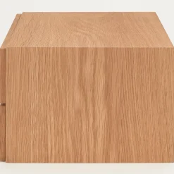 Étagères Modulables En Bois^Muji Demi bloc‐tiroir en chêne ‐ 2 tiroirs horizontaux (Dont Eco‐part. 0,82 €)
