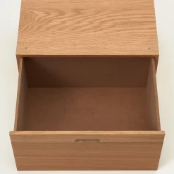 Étagères Modulables En Bois^Muji Demi Bloc‐tiroir en chêne ‐ 1 tiroir (Dont Eco‐Part 0,82€)