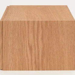 Étagères Modulables En Bois^Muji Demi Bloc‐tiroir en chêne ‐ 1 tiroir (Dont Eco‐Part 0,82€)