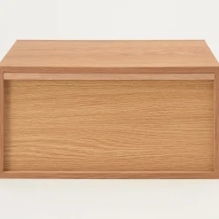 Étagères Modulables En Bois^Muji Demi Bloc‐tiroir en chêne ‐ 1 tiroir (Dont Eco‐Part 0,82€)