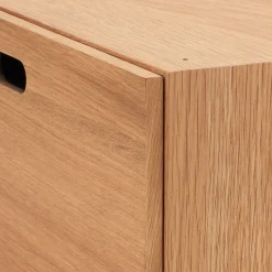 Étagères Modulables En Bois^Muji Demi Bloc‐tiroir en chêne ‐ 1 tiroir (Dont Eco‐Part 0,82€)