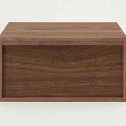 Étagères Modulables En Bois^Muji Demi Bloc‐tiroir en noyer ‐ 1 tiroir (Dont Eco‐part. 0,82 €)