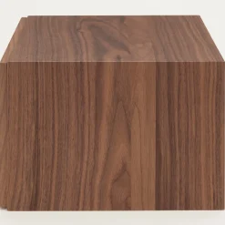Étagères Modulables En Bois^Muji Demi Bloc‐tiroir en noyer ‐ 1 tiroir (Dont Eco‐part. 0,82 €)
