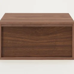 Étagères Modulables En Bois^Muji Demi Bloc‐tiroir en noyer ‐ 1 tiroir (Dont Eco‐part. 0,82 €)