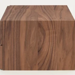 Étagères Modulables En Bois^Muji Demi Bloc‐tiroir en noyer ‐ 2 tiroirs horizontaux (Dont Eco‐part. 0,82 €)