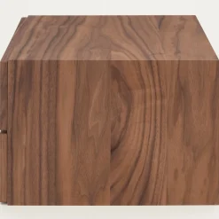 Étagères Modulables En Bois^Muji Demi Bloc‐tiroir en noyer ‐ 2 tiroirs horizontaux (Dont Eco‐part. 0,82 €)