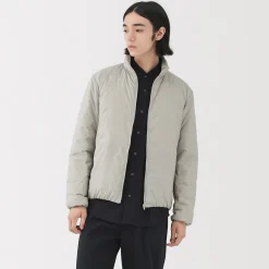 Vestes Et Manteaux^Muji Doudoune légère pliable en nylon recyclé à col montant pour homme