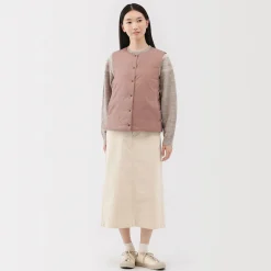 Vestes Et Manteaux^Muji Doudoune légère pliable en nylon recyclé sans manche sans col pour femme