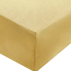 Draps De Lit^Muji Drap housse en coton délavé ‐ 140 x 200 x 18‐28 cm