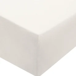 Draps De Lit^Muji Drap housse en coton délavé ‐ 140 x 200 x 18‐28 cm