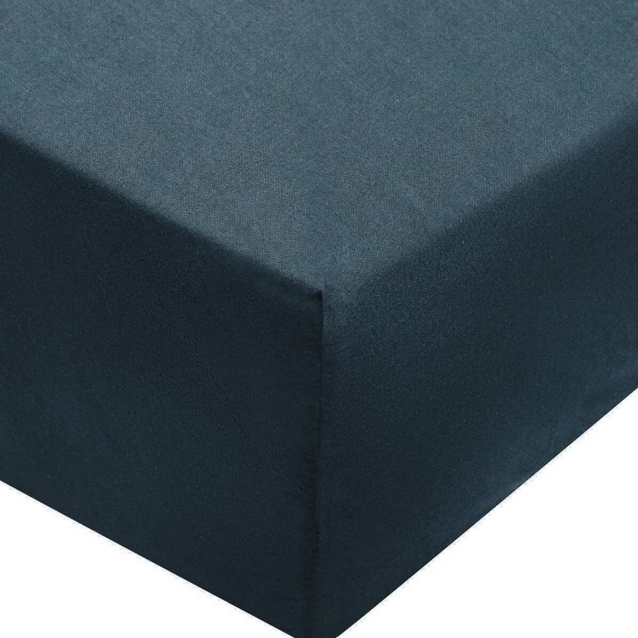 Draps De Lit^Muji Drap housse en coton délavé ‐ 160 x 200 x 18‐28 cm