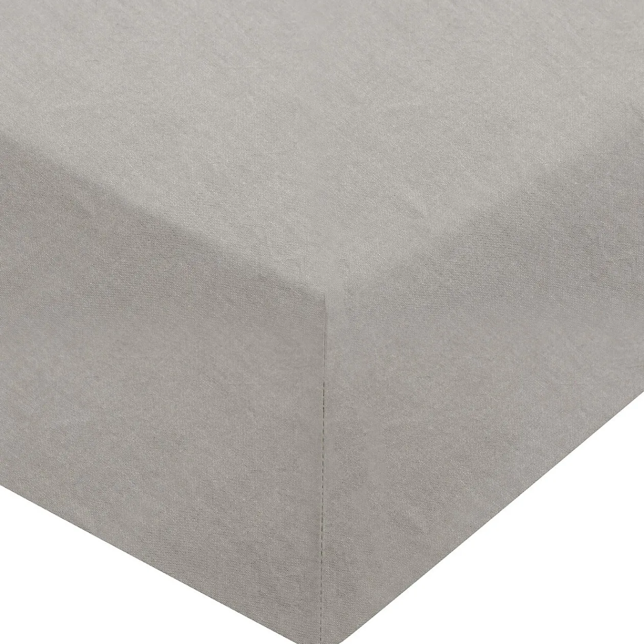 Draps De Lit^Muji Drap housse en coton délavé ‐ 160 x 200 x 18‐28 cm