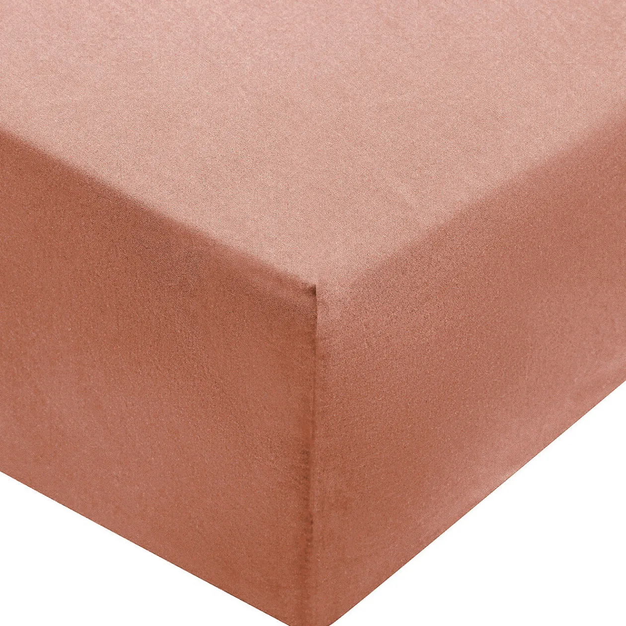 Draps De Lit^Muji Drap housse en coton délavé ‐ 160 x 200 x 18‐28 cm