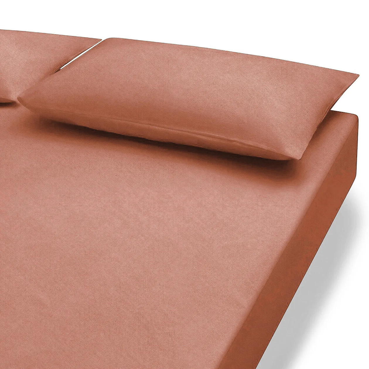 Draps De Lit^Muji Drap housse en coton délavé ‐ 160 x 200 x 18‐28 cm