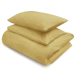 Draps De Lit^Muji Drap housse en coton délavé ‐ 180 x 200 x 18‐28 cm