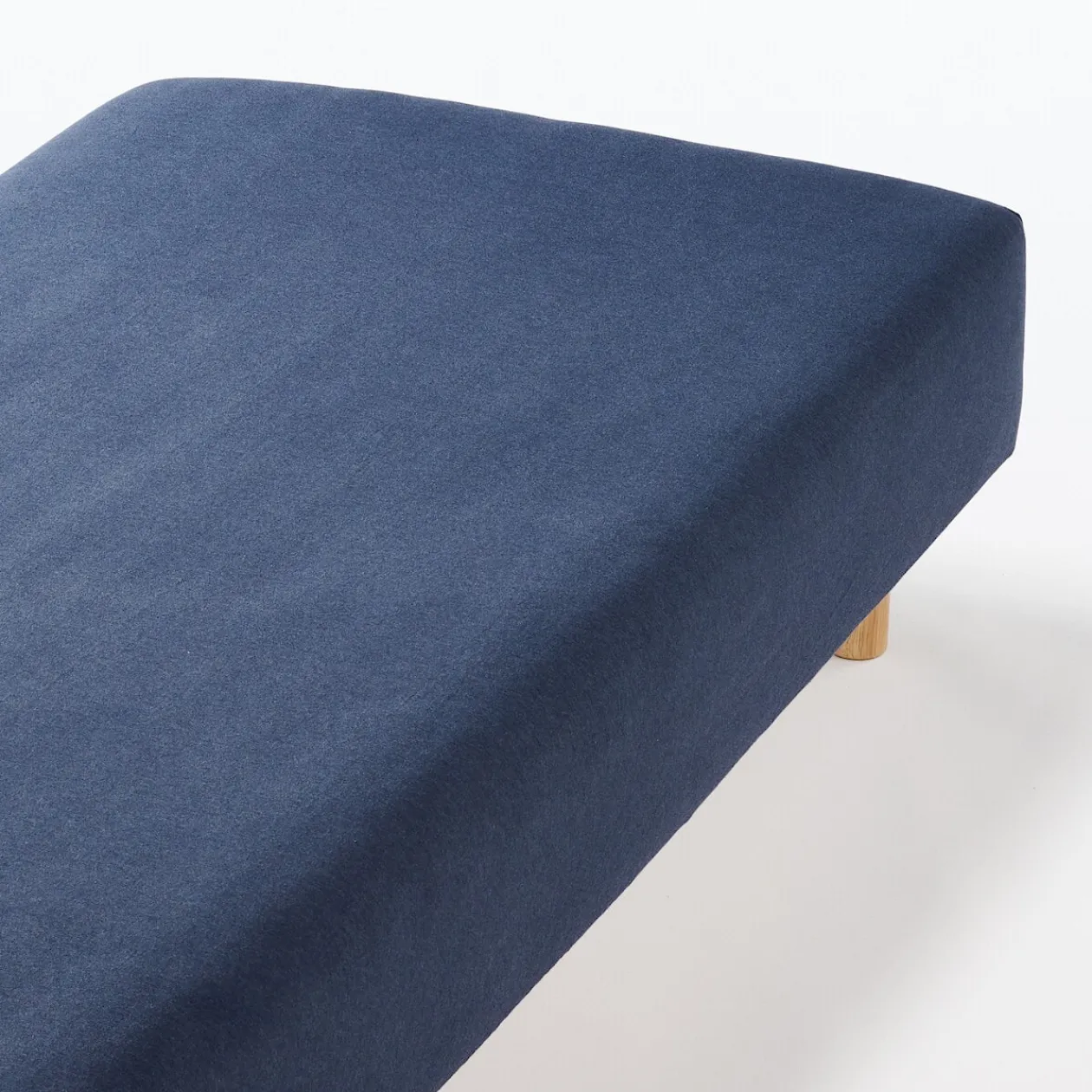 Draps De Lit^Muji Drap housse en jersey de coton ‐ 160 x 200 x 18‐28 cm