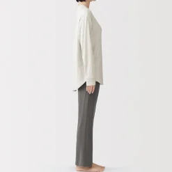 Pyjamas Et Vêtements D'Intérieur^Muji Ensemble de vêtements d'intérieur à manches longues en mélange de lyocell pour femme