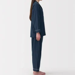 Pyjamas Et Vêtements D'Intérieur^Muji Ensemble pyjama à manches longues en gaze double pour femme