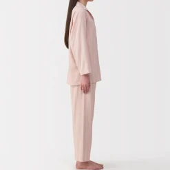 Pyjamas Et Vêtements D'Intérieur^Muji Ensemble pyjama à manches longues en gaze double pour femme