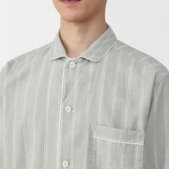 Pyjamas Et Vêtements D'Intérieur^Muji Ensemble pyjama à manches longues en gaze double pour homme