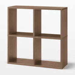 Étagères Modulables En Bois^Muji Etagère additionnelle en noyer ‐ 2 niveaux (Dont Eco‐part. 0,82 €)