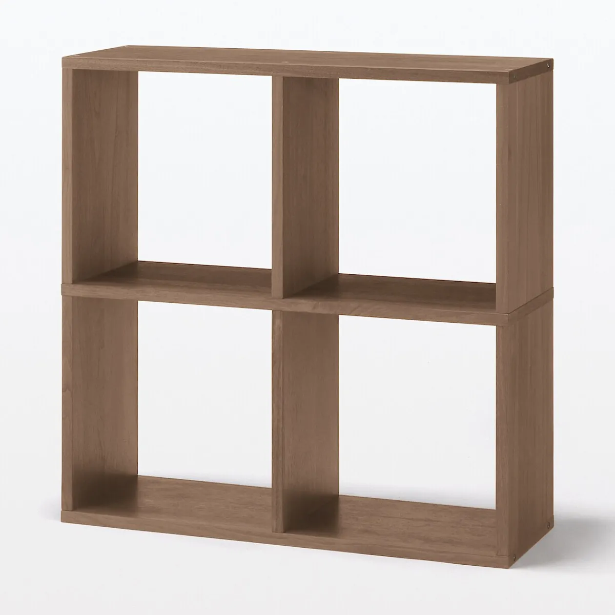 Étagères Modulables En Bois^Muji Etagère additionnelle en noyer ‐ 2 niveaux (Dont Eco‐part. 0,82 €)