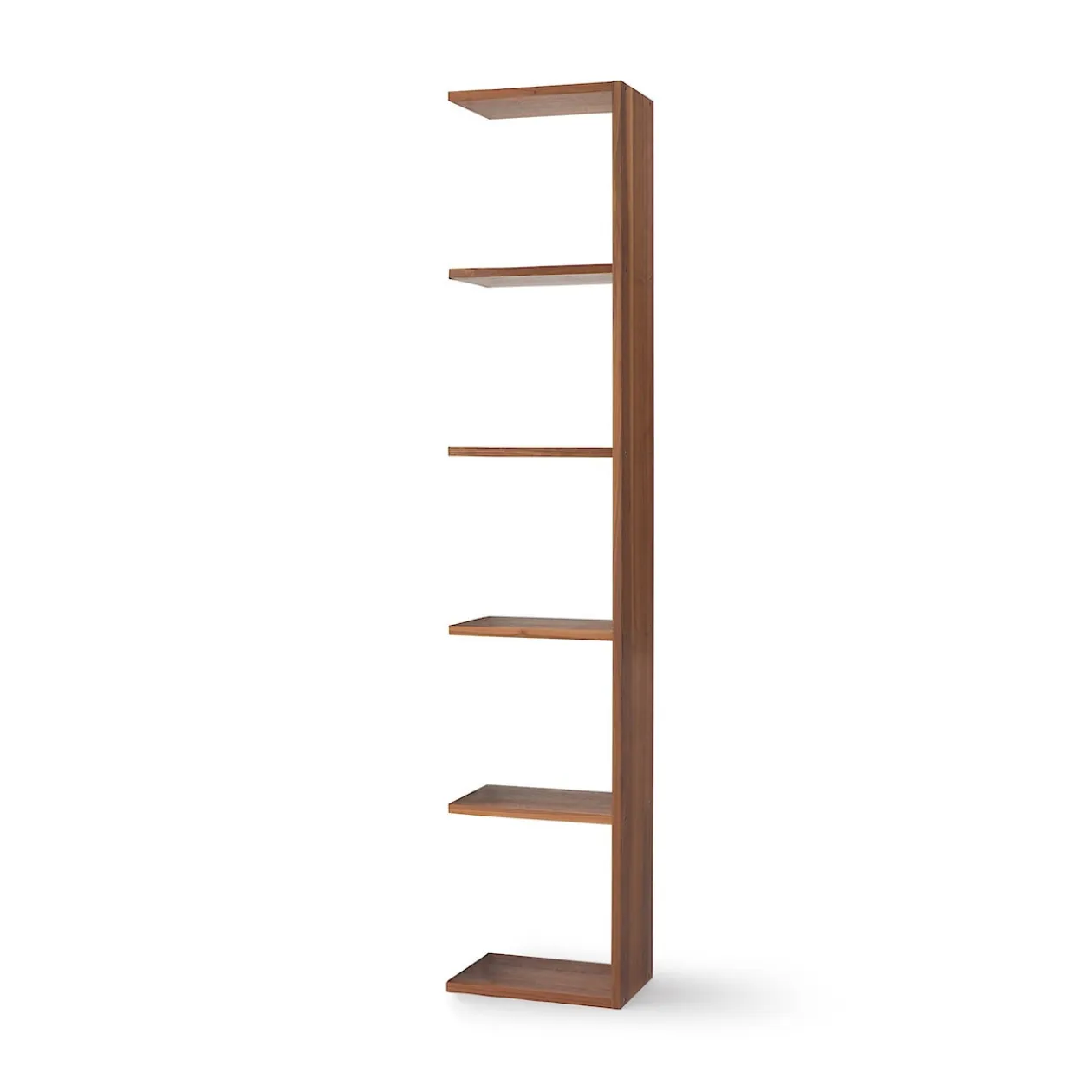 Étagères Modulables En Bois^Muji Etagère additionnelle en noyer ‐ 5 niveaux (Dont Eco‐part. 1,80 €)