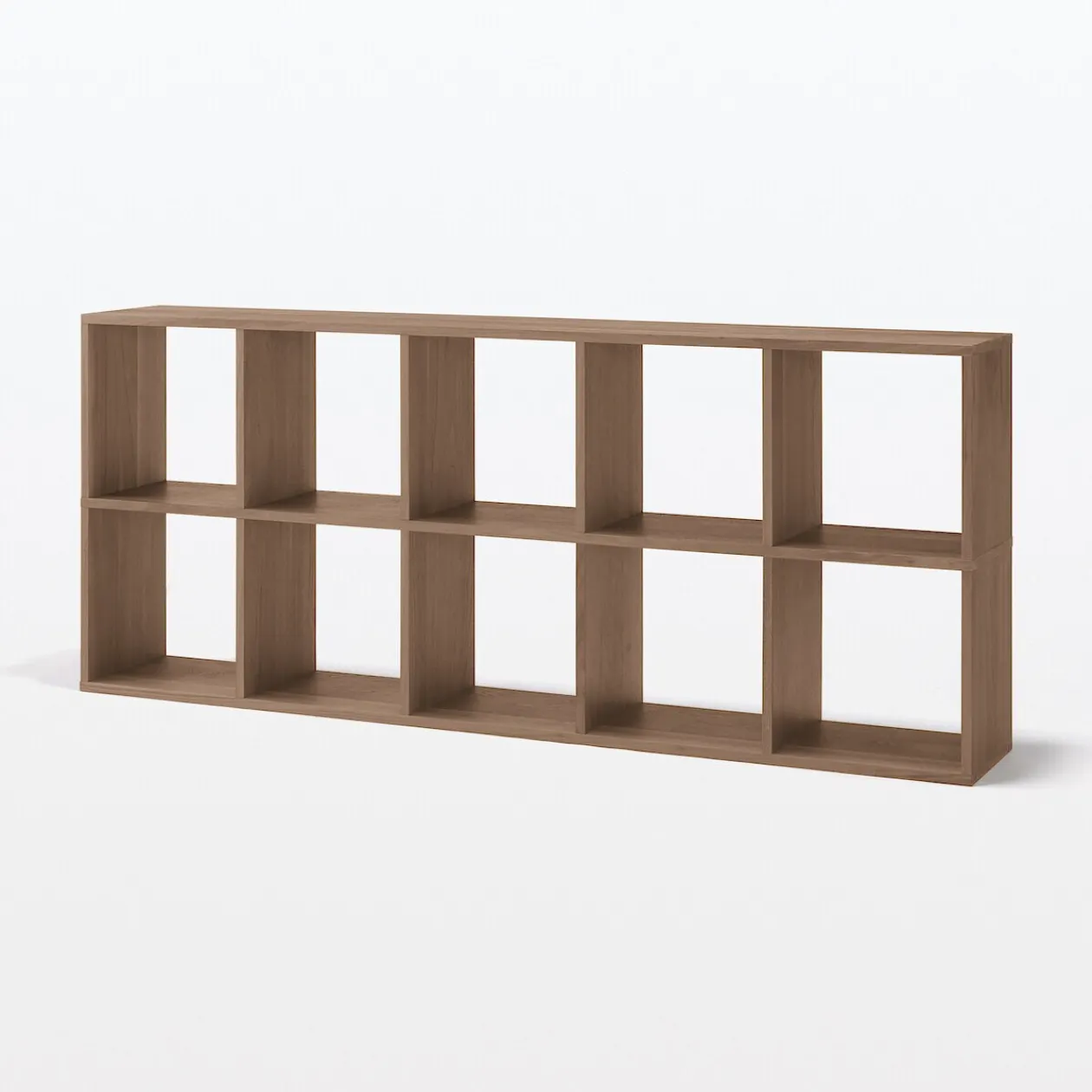 Étagères Modulables En Bois^Muji Etagère additionnelle en noyer ‐ 5 niveaux (Dont Eco‐part. 1,80 €)