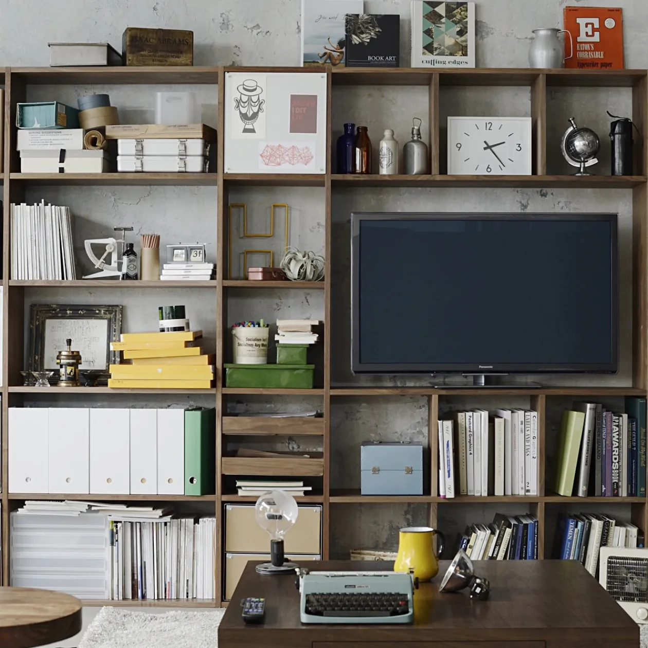 Étagères Modulables En Bois^Muji Etagère additionnelle en noyer ‐ 5 niveaux (Dont Eco‐part. 1,80 €)