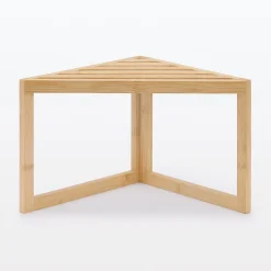 Rangements En Bois|Étagères En Bambou^Muji Etagère d'angle en bambou