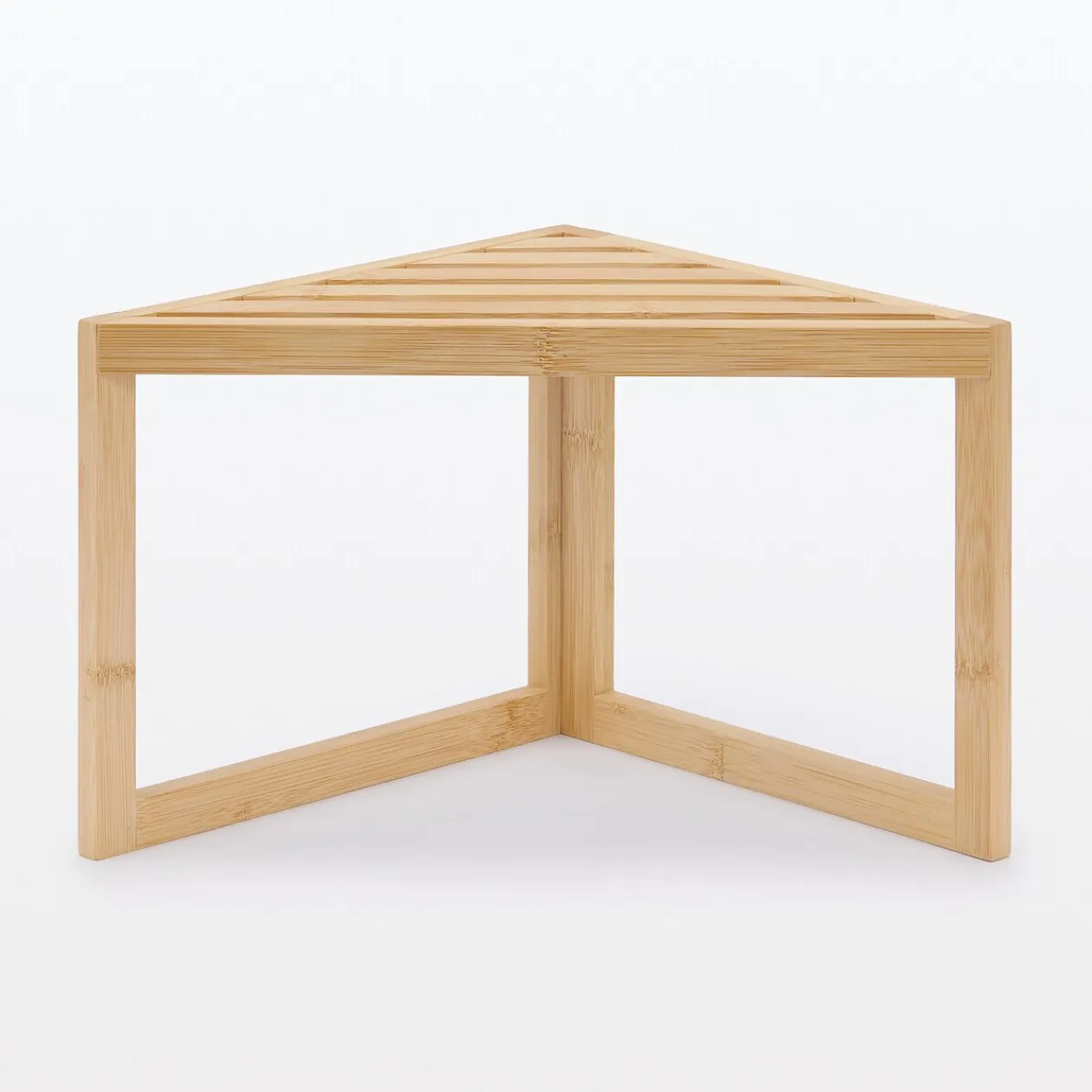 Rangements En Bois|Étagères En Bambou^Muji Etagère d'angle en bambou