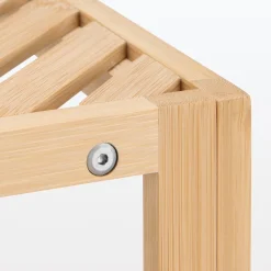 Rangements En Bois|Étagères En Bambou^Muji Etagère d'angle en bambou