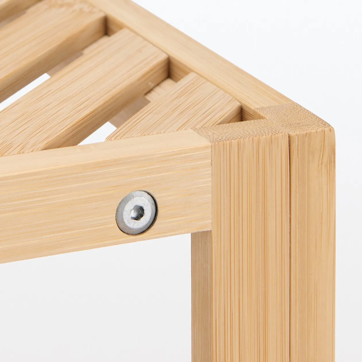 Rangements En Bois|Étagères En Bambou^Muji Etagère d'angle en bambou